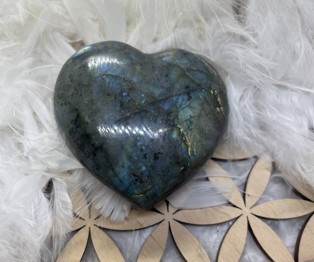 Cœur Labradorite 195gr