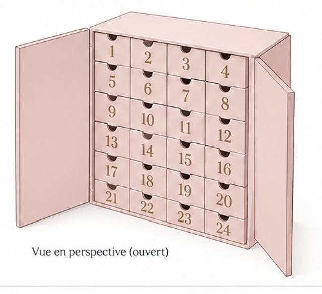 Calendrier de l'avent 24 cases