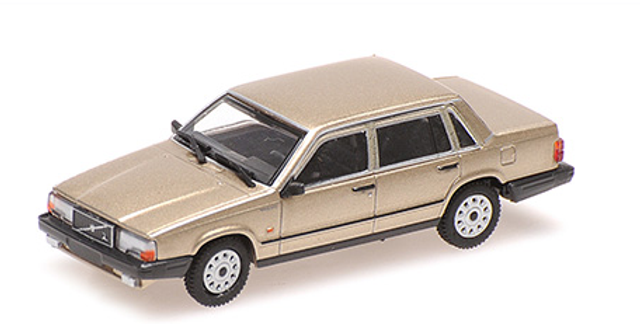 Volvo 740 GL 1986 Gold Minichamps 1:87
