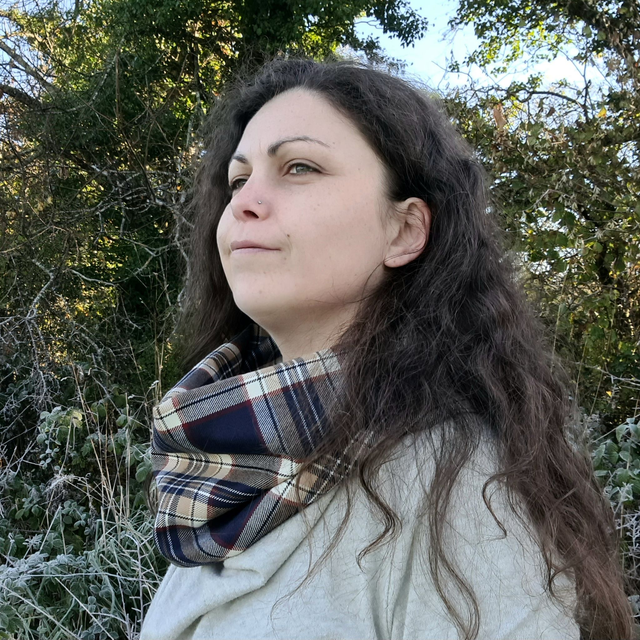 Maxi tour de cou Stewart Navy