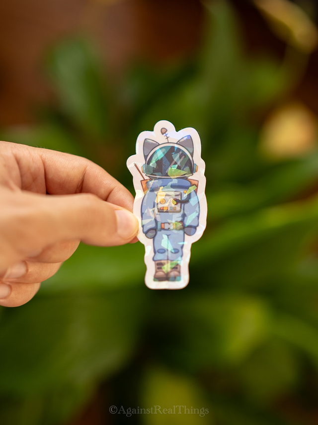 Sticker Catstronaut