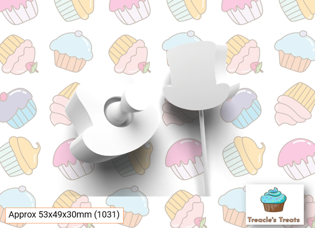 New year top hat cake pop mould with pusher 