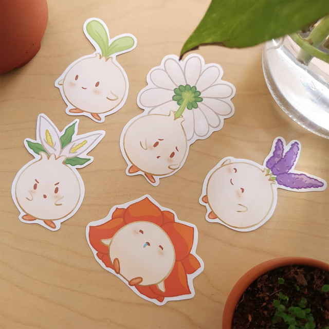 Pack pegatinas Bulb Plants