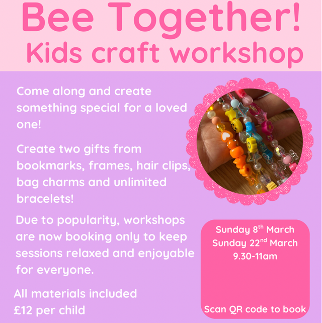 Bee Together Workshop - Sunday 8th March