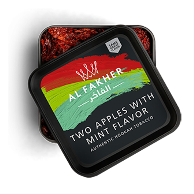 AL FAKHER DOUBLE APPLE WITH MINT.