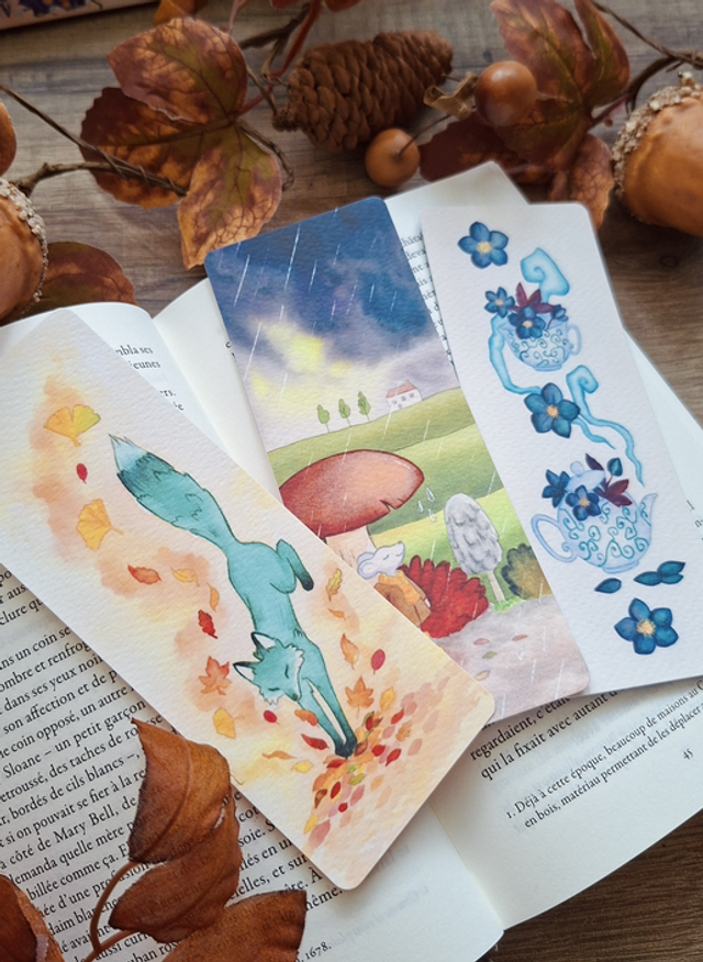 Marque-page d'automne