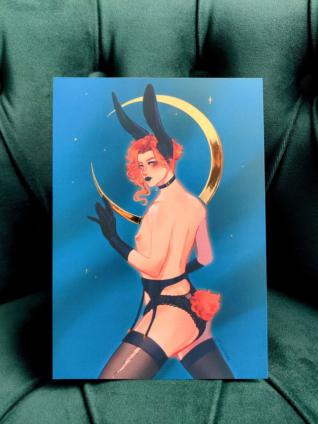 Bunny - Gold Foil - A4 / A5