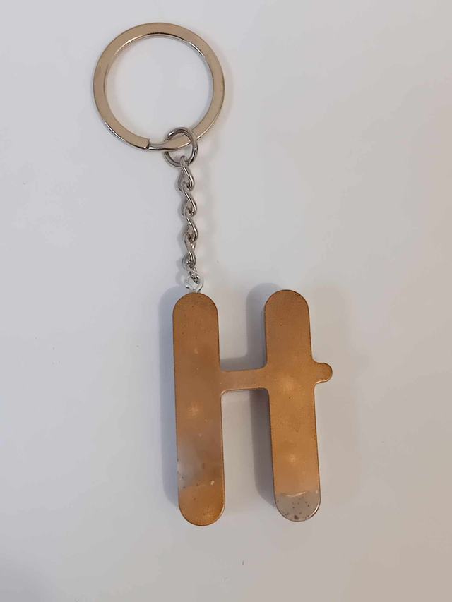 Porte clef lettre H 
