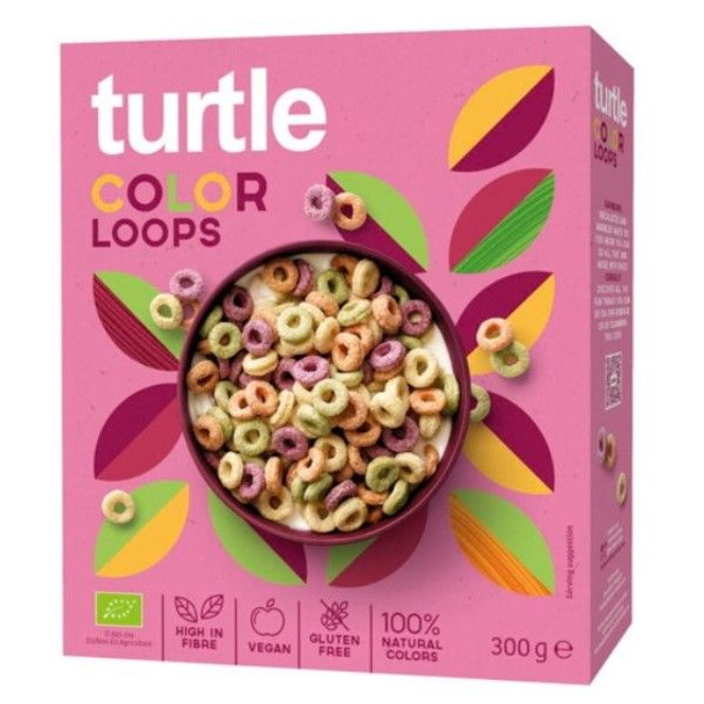 Turtle Color Loops glutenfrei 300g Packung