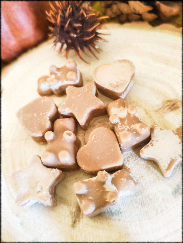 Fondants senteur Spéculoos - Mix étoiles nounours coeurs