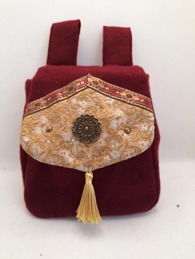 Escarcelle en tissu Rouge 