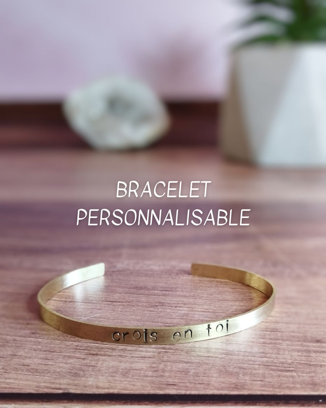 Bracelet mantra à personnaliser
