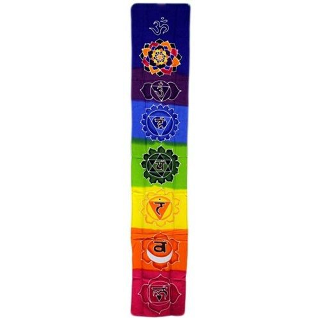 Banner vertical Chakra - Arco iris