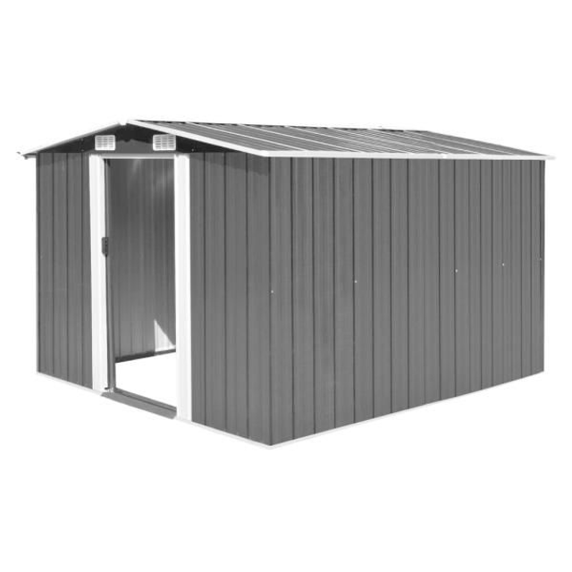 Galvanised Steel Shed - 10ft (257x298x178cm)
