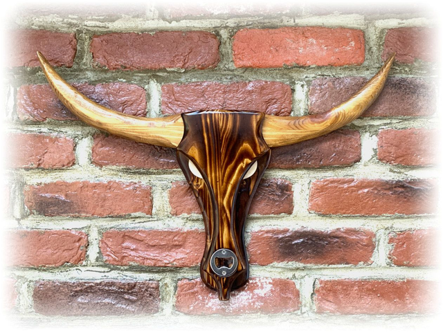 Steer hear bottle opener