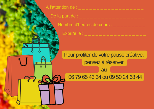 Carte cadeau - Plusieurs options