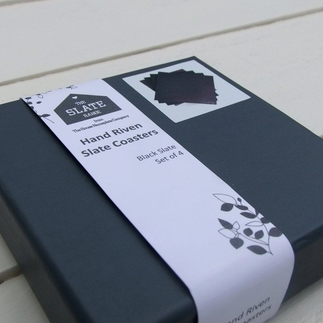 Slate Coasters Personalised 