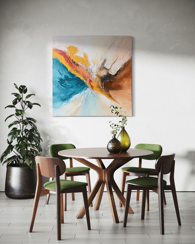 Fusion Amoureuse - Art abstrait contemporain - grand format