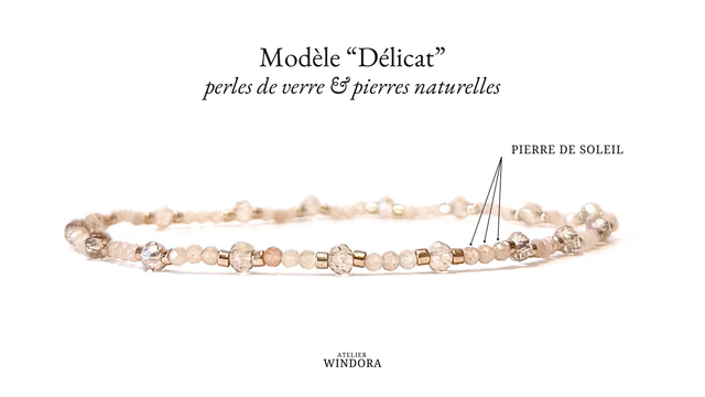 Bracelet | Pierre de Soleil - Délicat V1