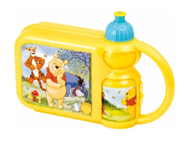 Combo Set goûter Gourde + boîte Winnie l&#039;Ourson