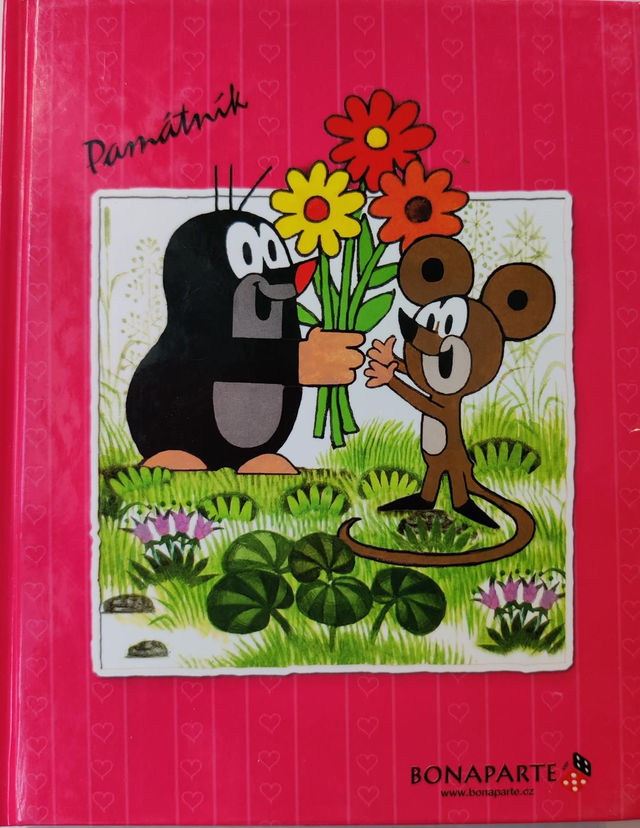 Myyrä muistikirja vaaleanpunainen