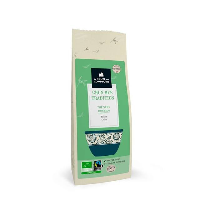 The Vert Chun Mee Tradition 100gr ou infusettes / La Route des Comptoirs