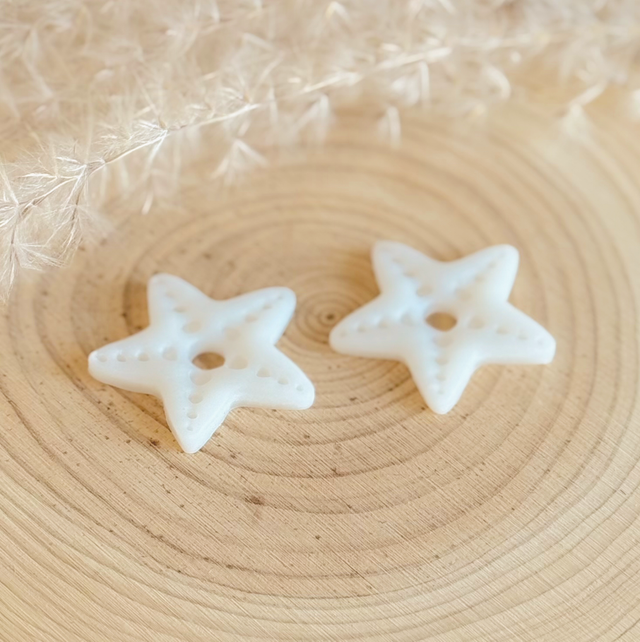 Pampilles étoiles de mer (blanches)