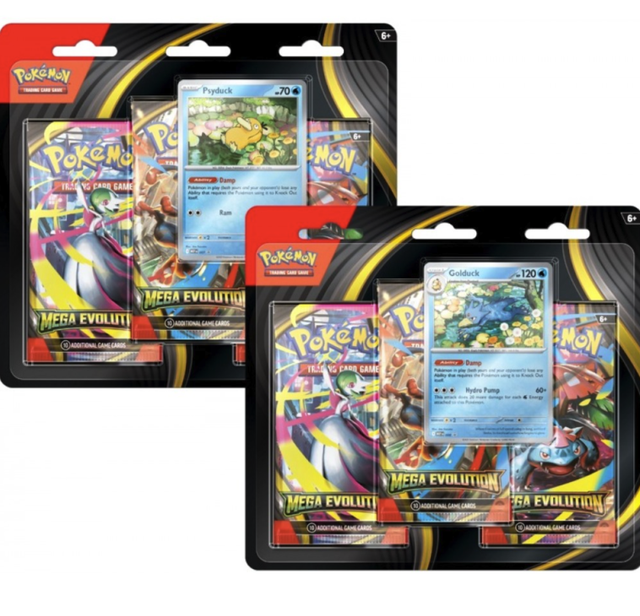 Pokemon Mega Evolution 3-pack Blister
