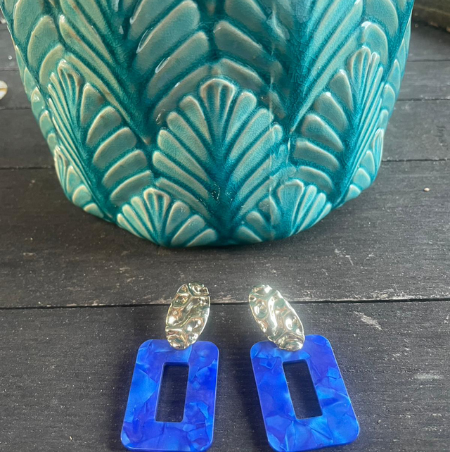 Boucle d’oreille Cobalt