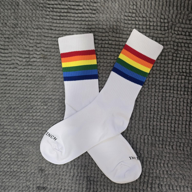 CHAUSSETTES BLANCHES RAINBOW