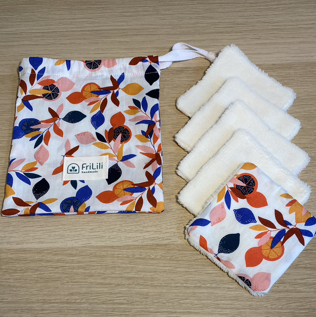 Lot de 5 lingettes - Agrume