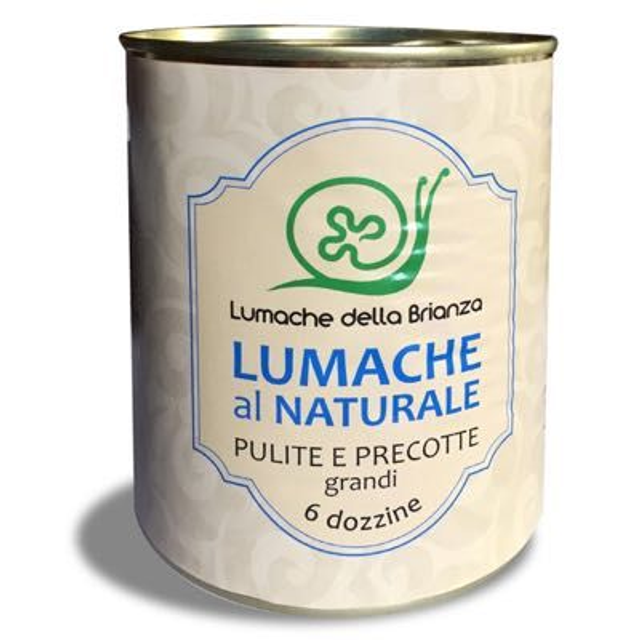 Lumache grandi al naturale in latta