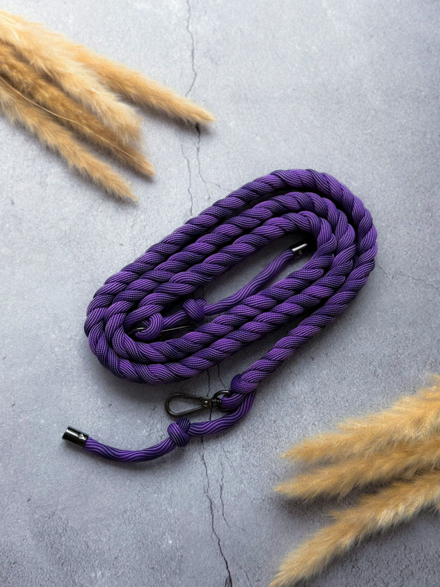 Bag Strap Braided (S) | lila-flieder | Taschengurt