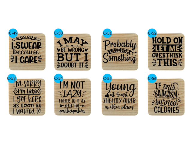 Funny Themed Coaster’s 