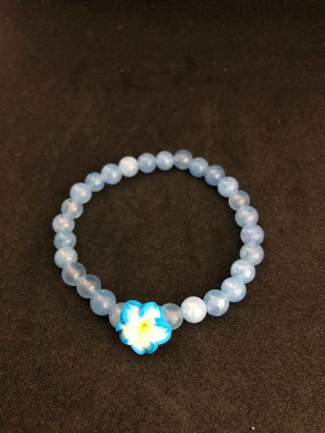 bracelet en aigue-marine