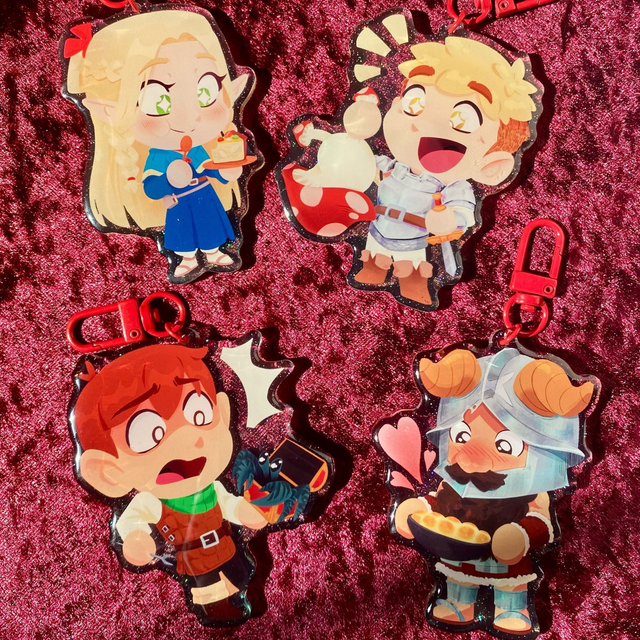 Delicious in Dungeon Character Acrylic Charms