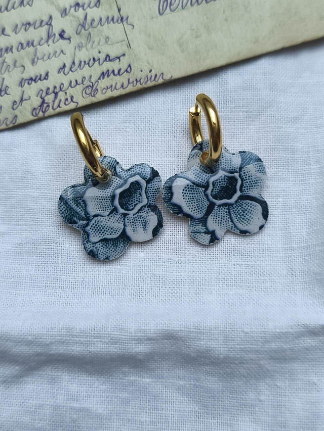 Anneaux "fleurs" Marie-Louise