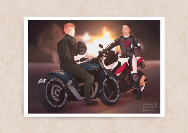 CoD - SoapGhost Bikers Print-P38