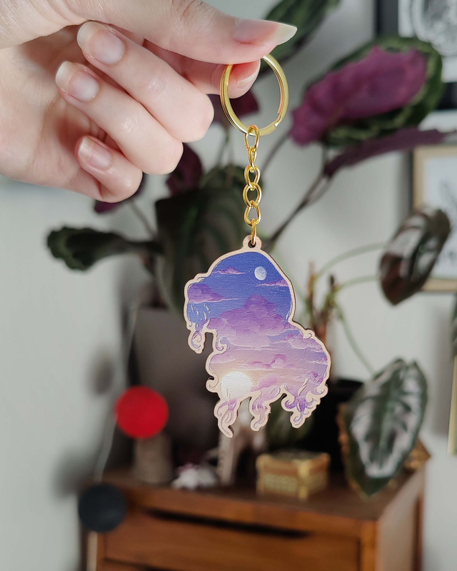 Porte-clé silhouette Aube