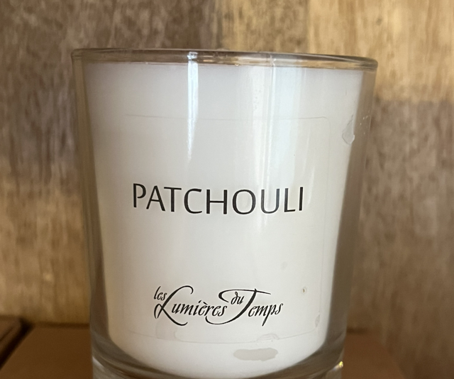 Bougie parfumée artisanale 90gr– Cires végétales &amp; Parfums de Grasse | Patchouli