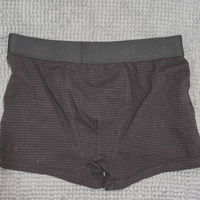 BOXER RAYÉ NOIR TAILLE M