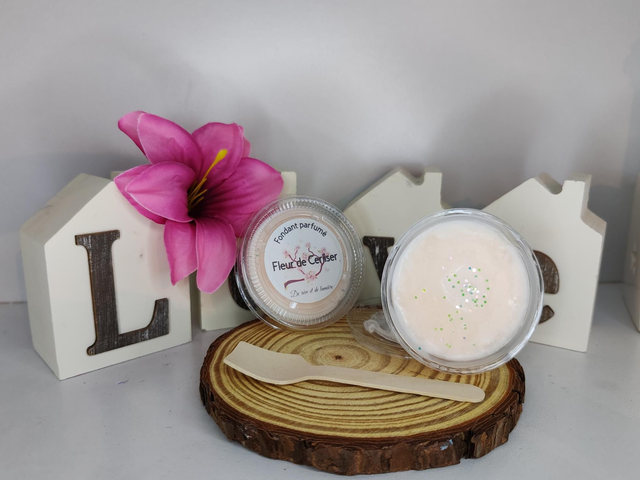 Fondant crémeux Fleur de cerisier 