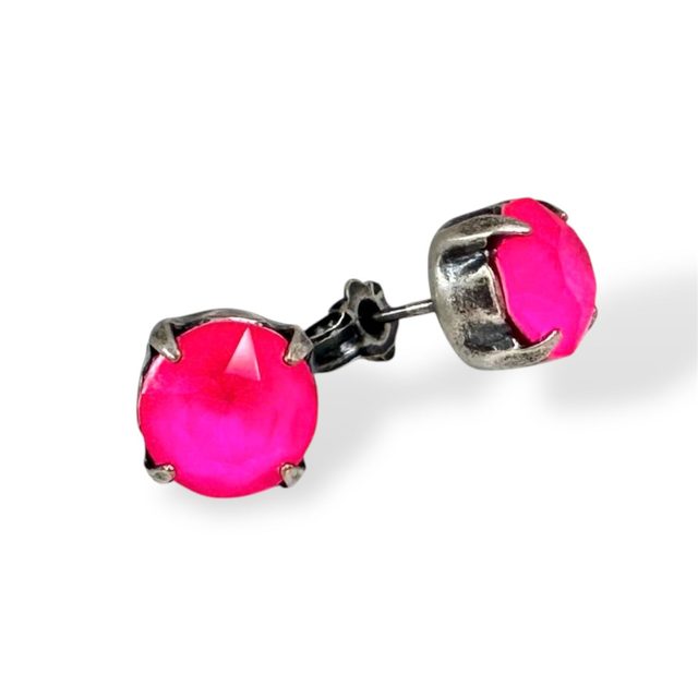 Ohrstecker KLASSIK BIG Electric Pink