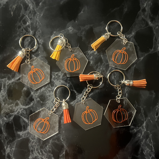 Pumpkin Keyring 