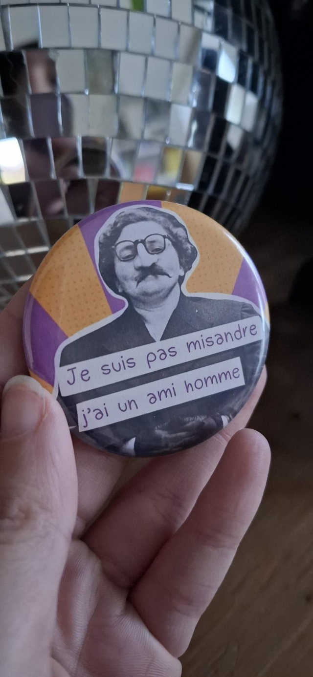 Badge J'ai un ami homme