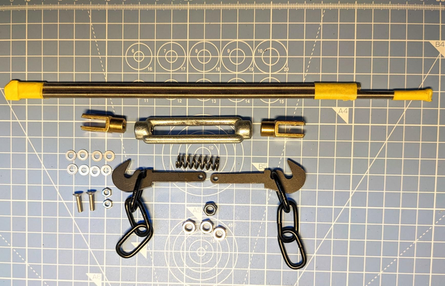 Drawgear Kit For 5 Inch Gauge Wagon