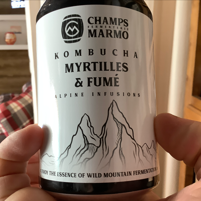Kombucha myrtilles fumées