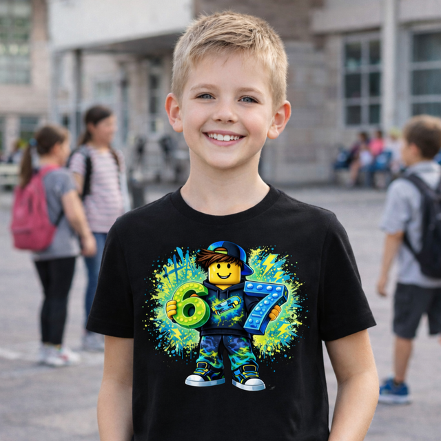 Koszulka dziecięca z nadrukiem 67 - Wzór 2