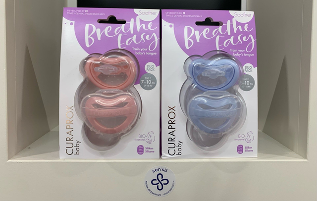 CURAPROX baby sucette Gr1 pink emball double 2 pce