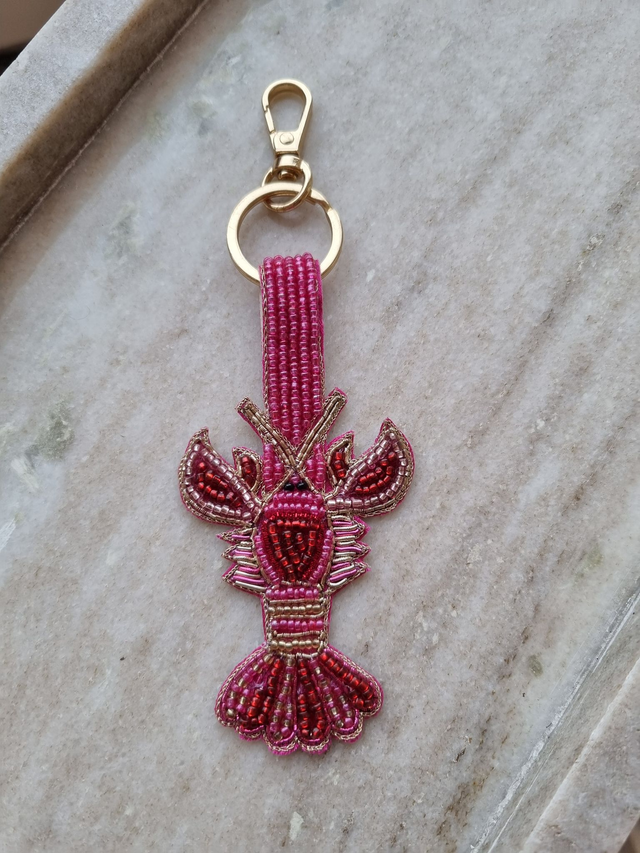 Schlüsselanhänger HUMMER rot/pink